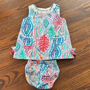 Lilly Pulitzer 3-6 months baby girl set